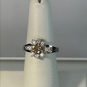 NWOT Chuck Clemency NYC 11 Sterling Silver Genuine Masonanite Gemstone Ring